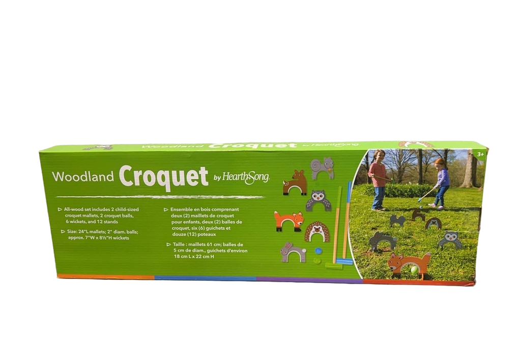 used Hearth Song Woodland Croquet Set