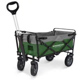 used Wonderfold S1 Utility Folding Wagon, Army Green