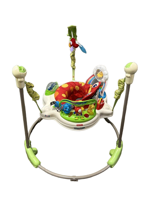 secondhand Fisher Price Jumperoo Activity Center, Rainforest Friends