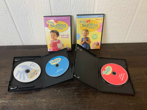 secondhand BUNDLE Baby Signing Time DVD’s