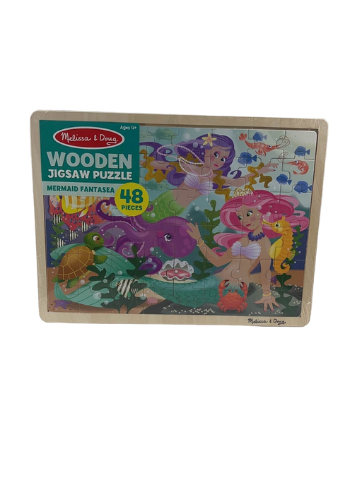 used Melissa & Doug 48-Piece Wooden Jigsaw Puzzle