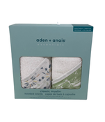 used Aden + Anais Essentials Cotton Muslin Hooded Towel, 2 Pack