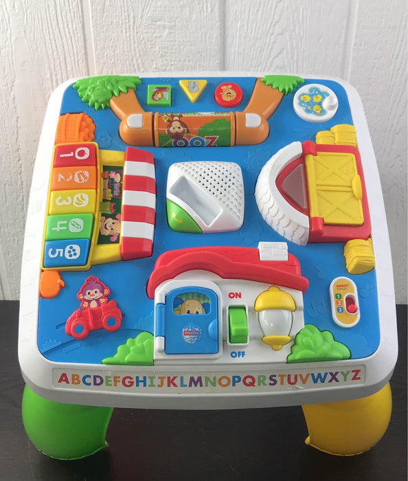 used Fisher Price Laugh & Learn Learning Table, Around The Town