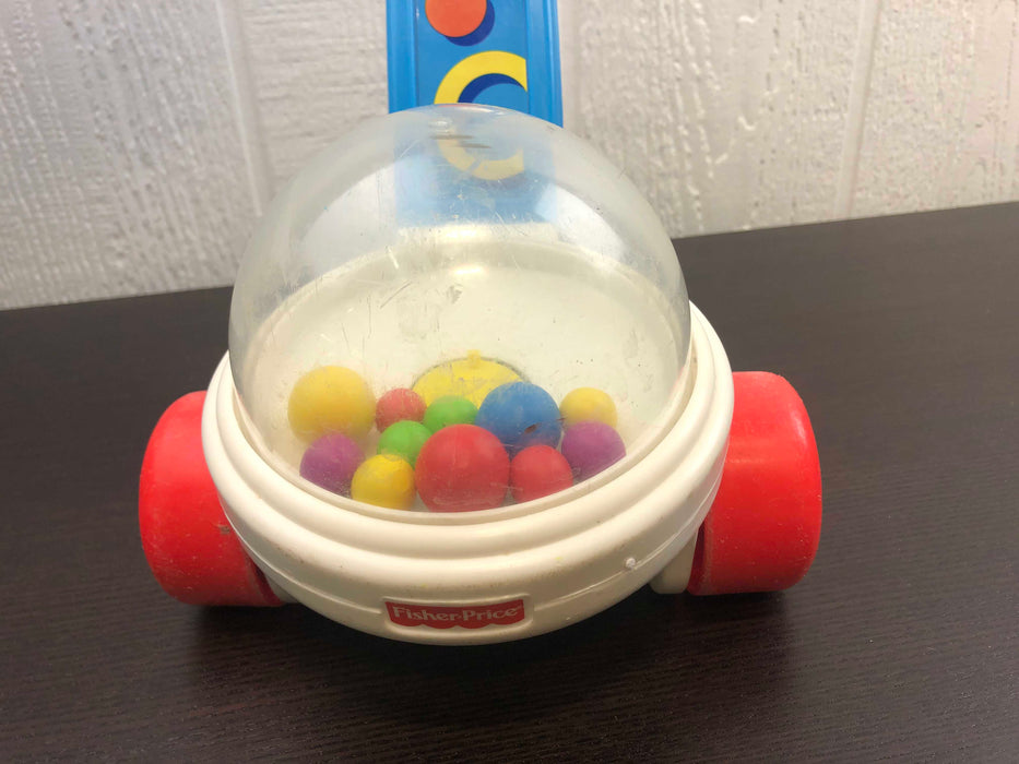 secondhand Fisher Price Corn Popper Push Toy