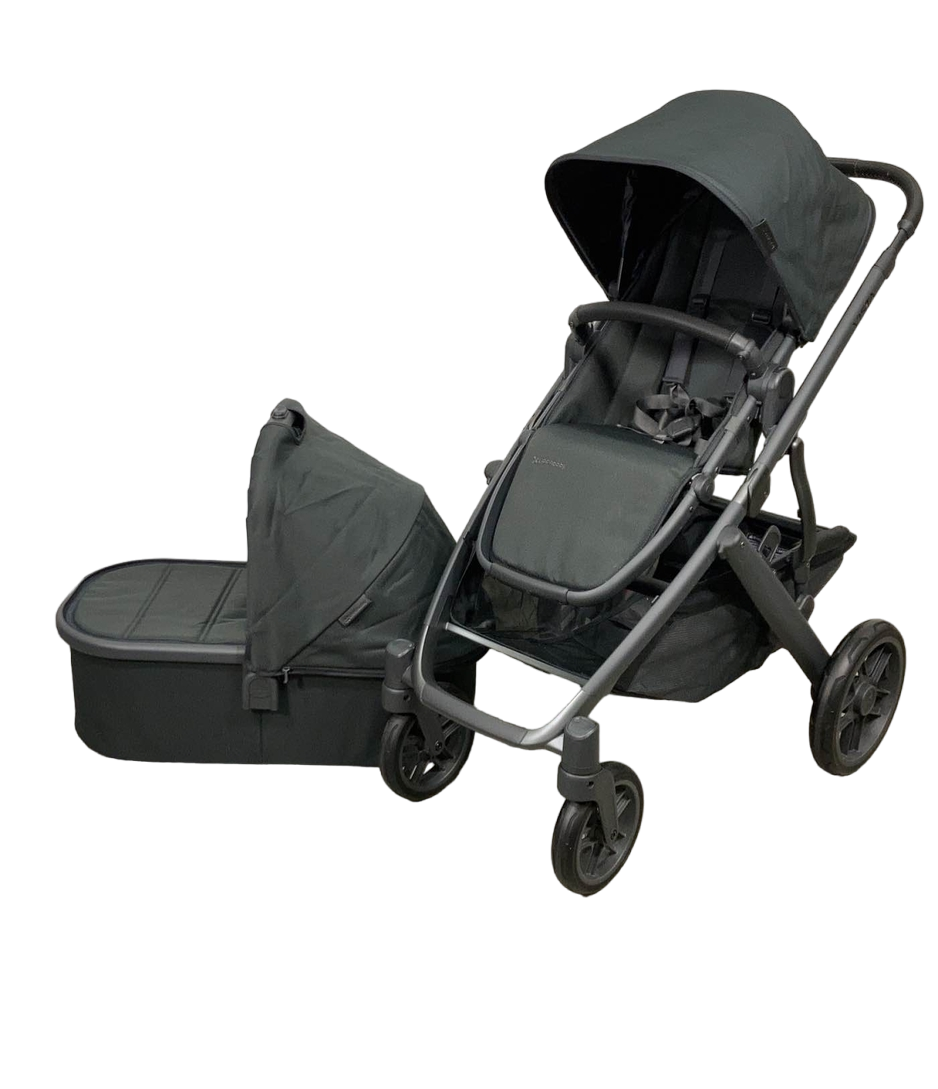 uppababy vista v2 jake charcoal UPPAbaby VISTA V2 Stroller, 2022, Jake (Black)