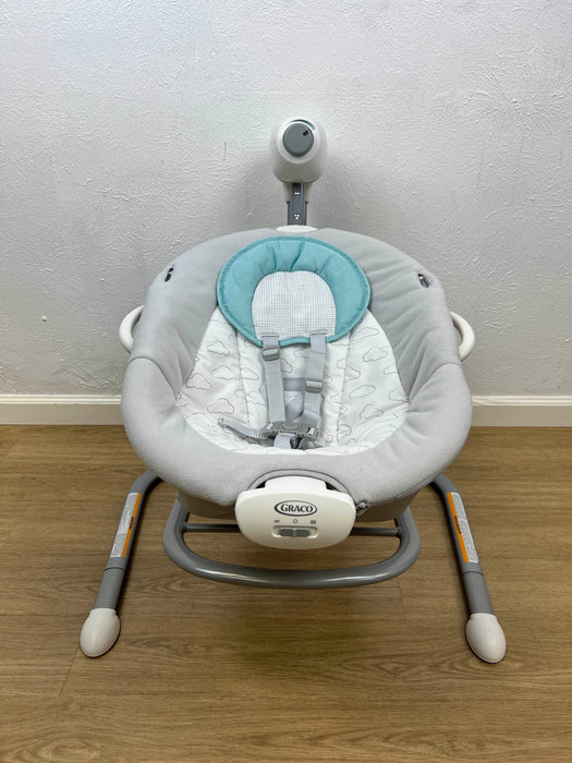 used Graco Duet Sway Swing With Portable Bouncer