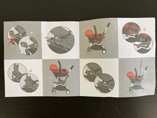 secondhand Babyzen Yoyo+ Car Seat Adaptors For Cybex, Maxi Cosi & Nuna