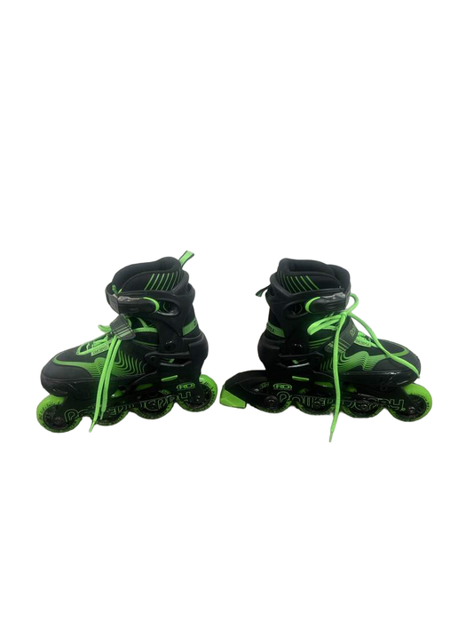 Shop Roller Derby Caspian Kids' Adjustable Inline-Quad Combo Skates, Medium (shoe size 3-6) at GoodBuy Gear