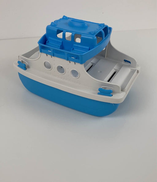 secondhand Green Toys Ferry Boat, Blue and White