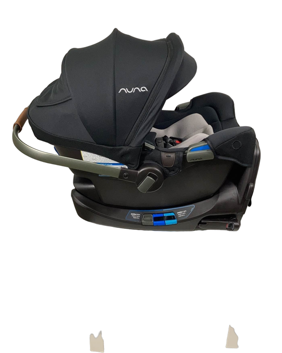 Nuna PIPA rx Infant Car Seat, 2023, Caviar