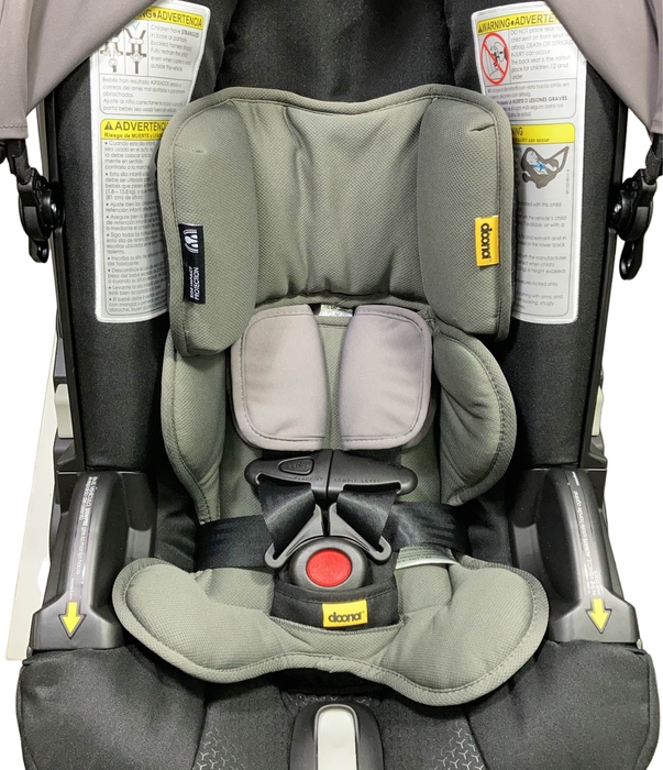 Doona Infant Car Seat & Stroller Combo, 2022, Grey Hound