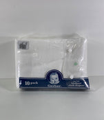 secondhand Gerber Cloth Diapers, 10pk White