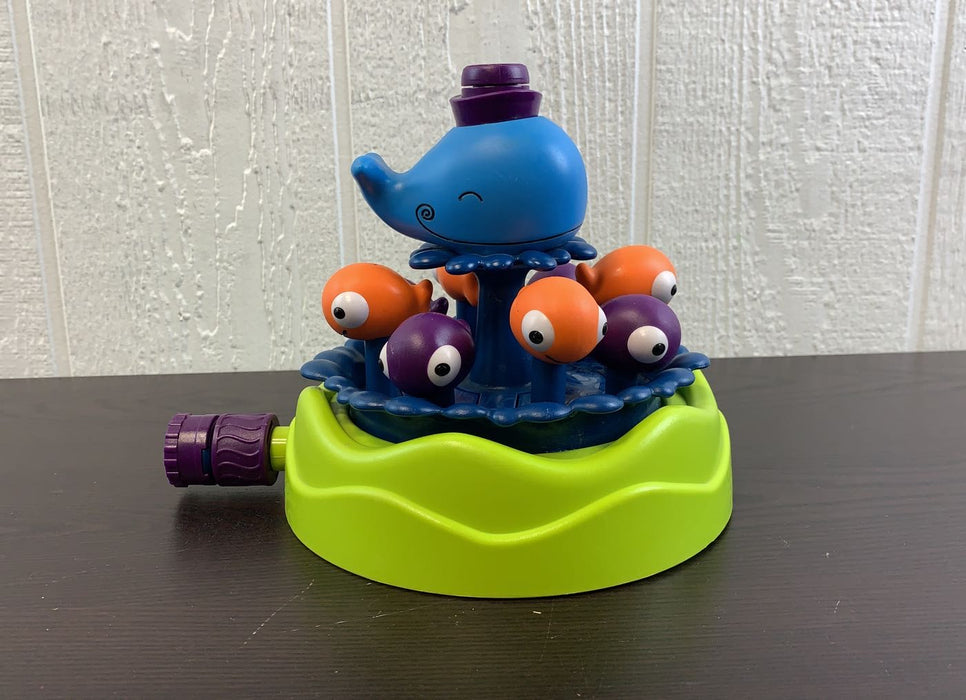 used B. toys Whirly Whale Water Sprinkler