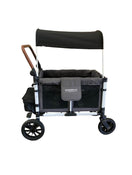 used Wonderfold W4S 2.0 Multifunctional Stroller Wagon, 2021, Charcoal Grey, White Frame