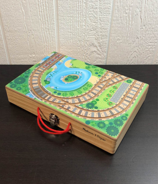 used Melissa & Doug Take-Along Railroad
