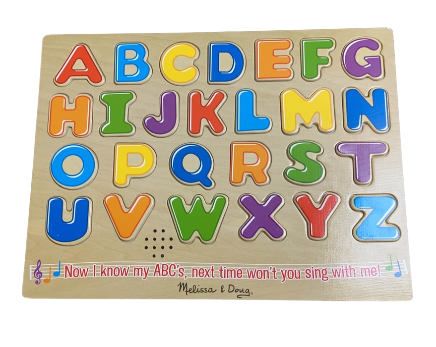 used Melissa & Doug Sound Puzzle, Alphabet