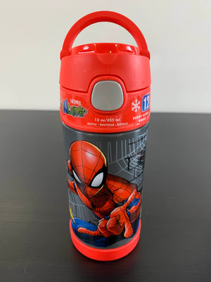Thermos Spiderman Stainless Steel Commuter Bottle, Red-Blue, 16oz –  ShopBobbys
