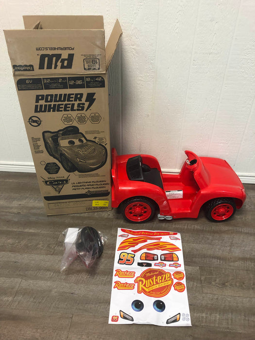 used Power Wheels Disney Pixar Lightening McQueen Ride-On