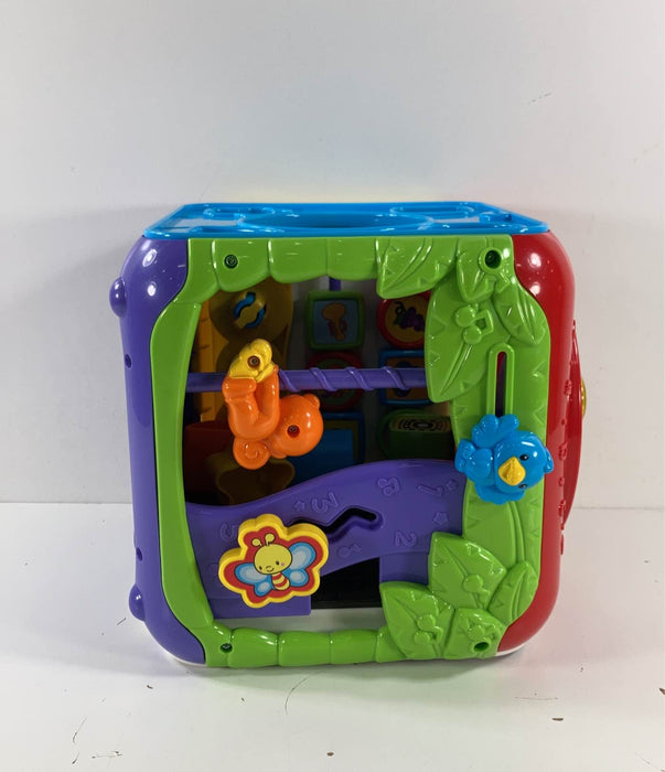 secondhand VTech Sort And Discover Activity Cube