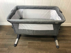 used Happy Rainbow Portable Baby Bed Travel Crib Bassinet