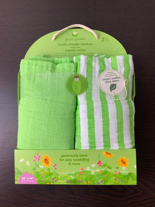 used Green Sprouts Swaddle Blankets