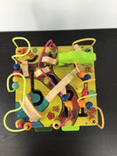 used B. Toys Zany Zoo Wooden Activity Cube