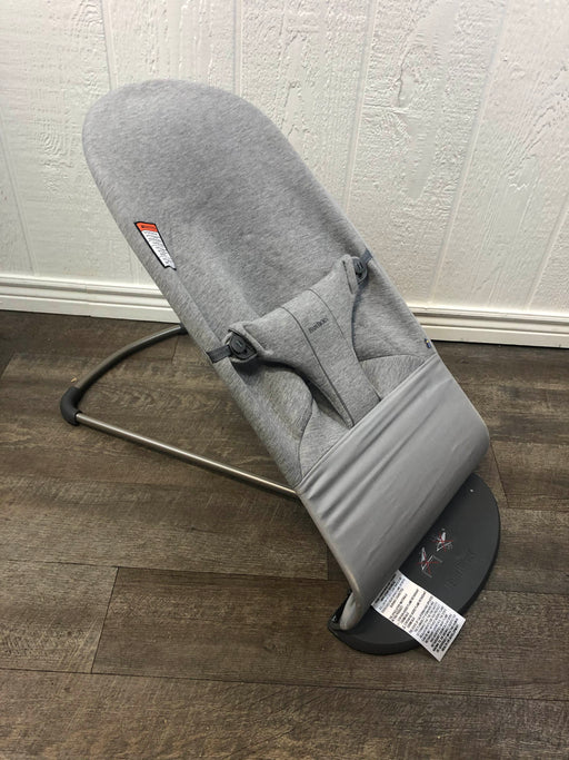 used BabyBjorn Bouncer Bliss, Light Grey 3D Jersey