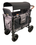 used Wonderfold W2 Luxe Multifunctional Double Stroller Wagon, Charcoal Gray, 2022