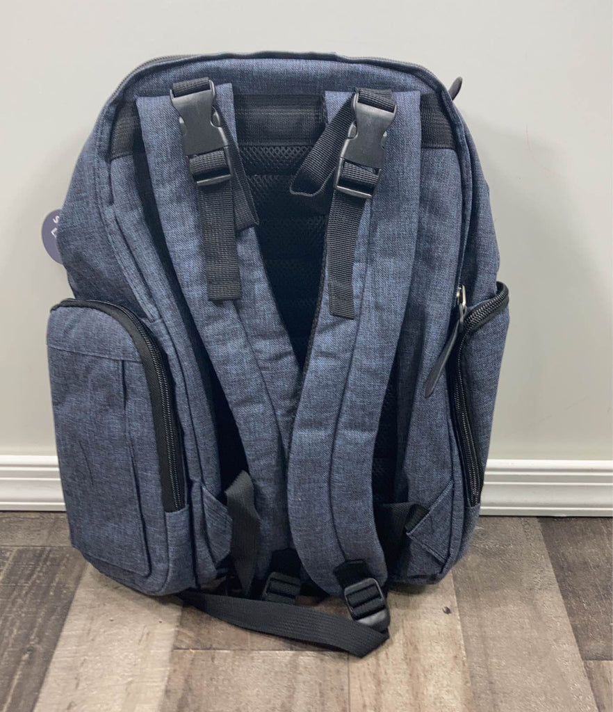 Eddie Bauer Bridgeport Diaper Backpack, Navy/Black