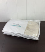 used Snuggle Me Organic Sensory Infant Lounger with Cover, Natural