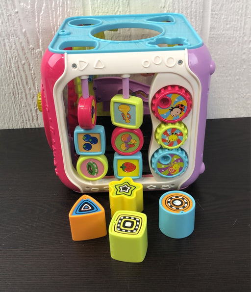 used VTech Sort And Discover Activity Cube