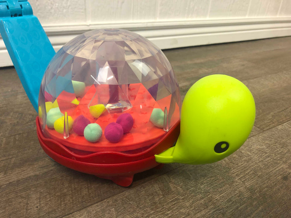 secondhand B. Toys Light Up Turtle Ball Popper