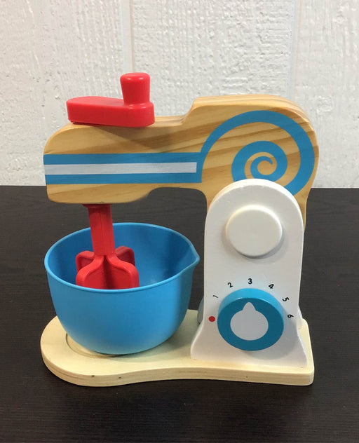 secondhand Melissa & Doug Wooden Make-A-Cake Mixer Set