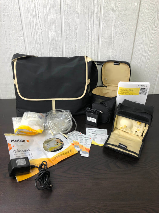 used Medela Pump In Style Advanced Breast Pump with Metro Bag, & Accessories