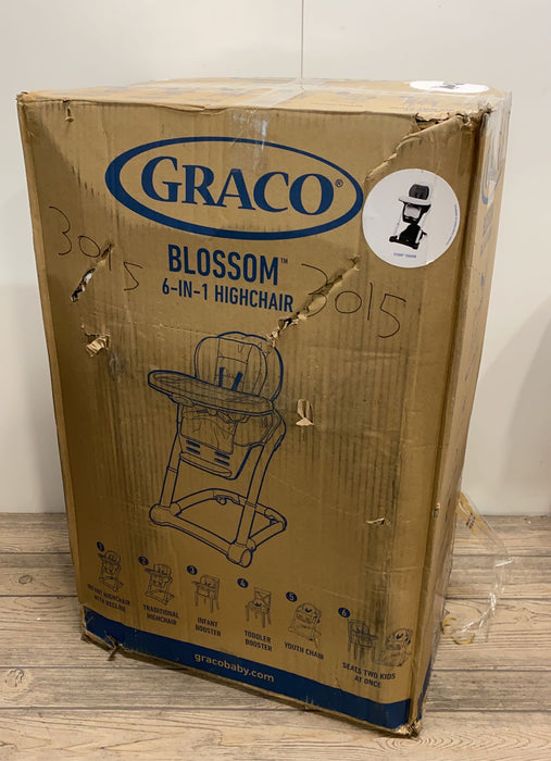 used Graco Blossom 6-in-1 Convertible High Chair, Studio Fashion