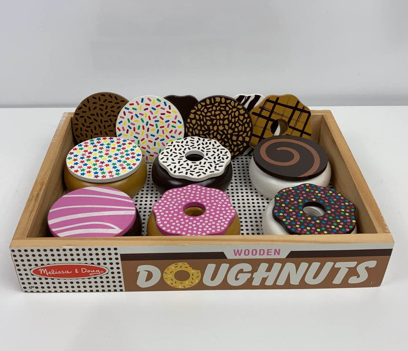 secondhand Melissa & Doug Wooden Doughnuts