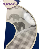 Shop Boppy Premium Nursing and Infant Support Pillow Slipcover, Grey Elephants Plaid at GoodBuy Gear