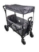 used Wonderfold X2 Push + Pull Double Stroller Wagon, 2021, Stone Gray