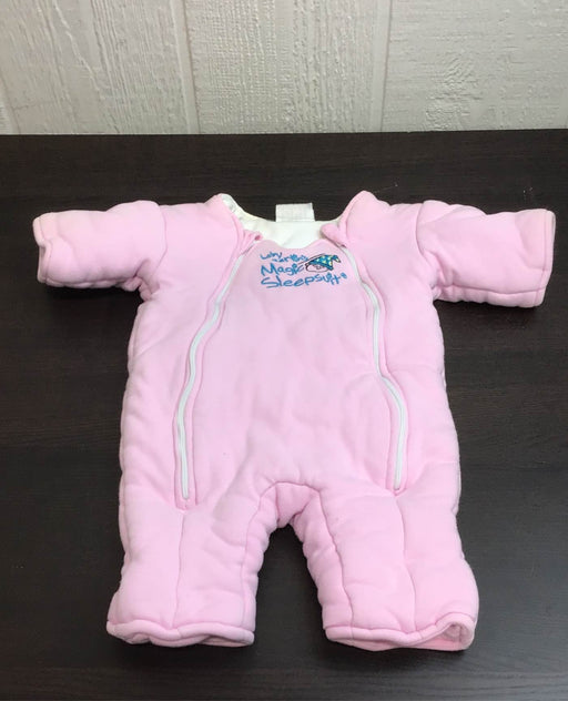 used Baby Merlin's Magic Sleepsuit, Small 3-6 Months, Cotton, Pink