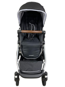 secondhand Mockingbird Single to Double Stroller, 2022, Silver with Penny Leather, Watercolor Drops, Black