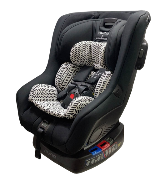 used Nuna RAVA Convertible Car Seat, 2021, Broken Arrow Caviar