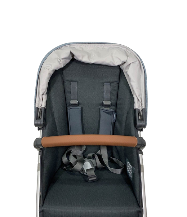 secondhand UPPAbaby VISTA RumbleSeat V2, 2015+, 2021, Gregory (Blue Melange)