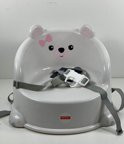 secondhand Fisher Price Portable Booster Seat, Snugabear Sweetie