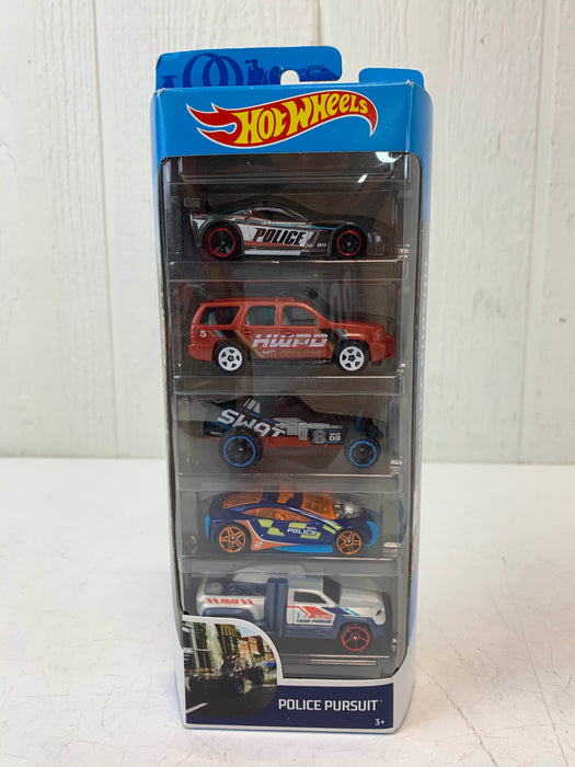 used Hot Wheels Die Cast Car 5 Pack