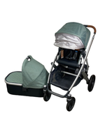 secondhand UPPAbaby VISTA Stroller, Emmett (Green Melange), 2019