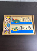 secondhand Melissa & Doug See & Spell Wooden Educational Board