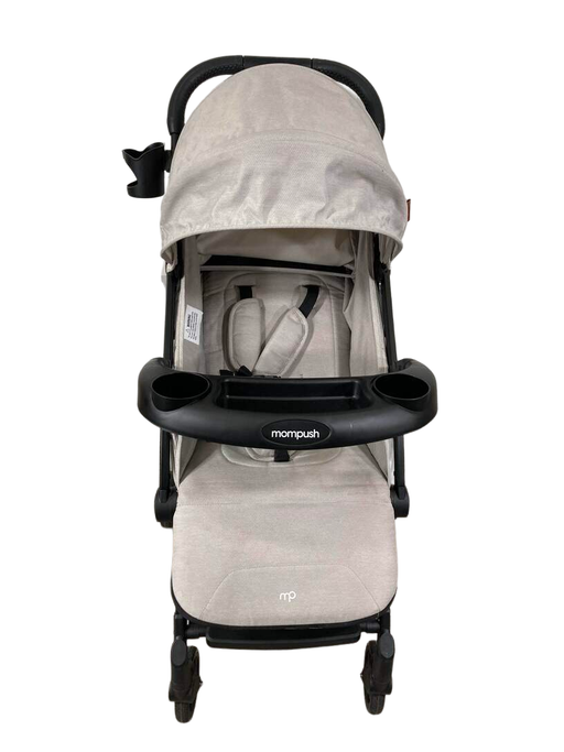 secondhand Mompush Lithe V2 Stroller, 2022, Khaki