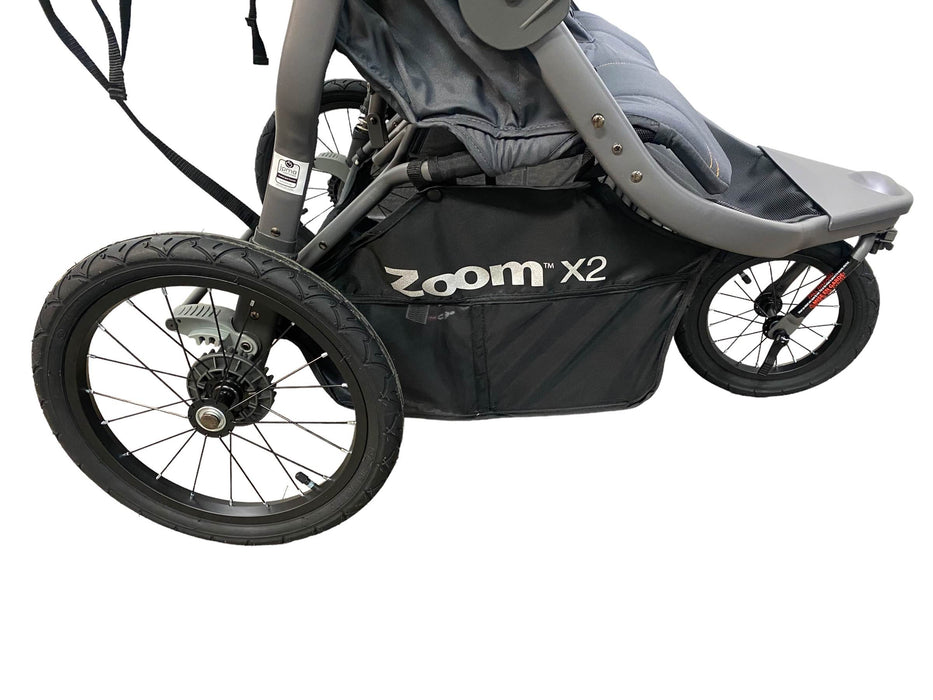 Joovy Zoom X2 Double Jogging Stroller, Forged Iron, 2022