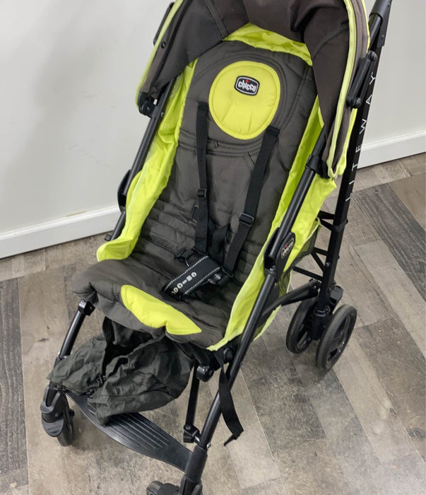 used Chicco Liteway Stroller, 2015, Green Wave