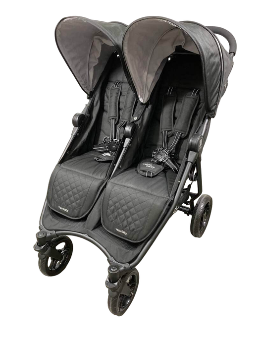 used Valco Baby Slim Twin Stroller, 2022, Licorice Black